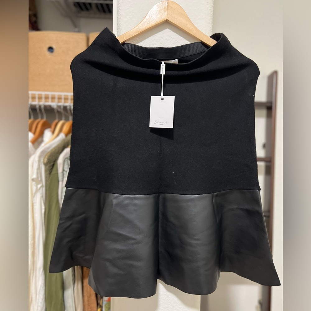 SIONI Milano Black Midi Skirt - Picture 3 of 6